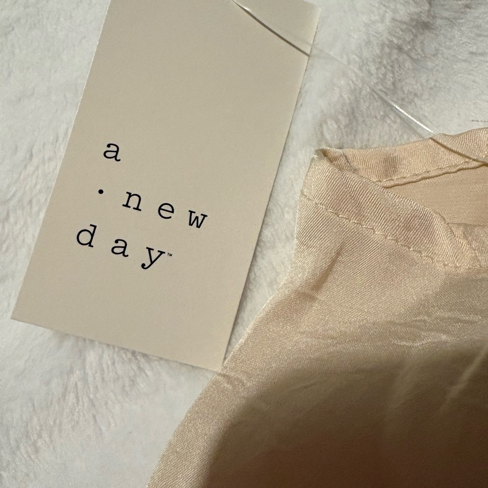 A New Day Women's Beige Blouse